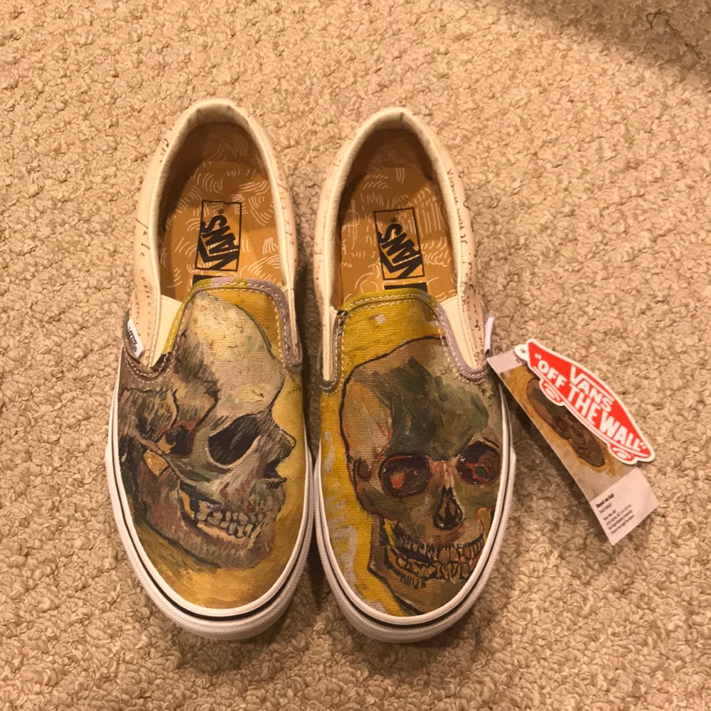 NWT Van Gogh vans slip on size 7.5